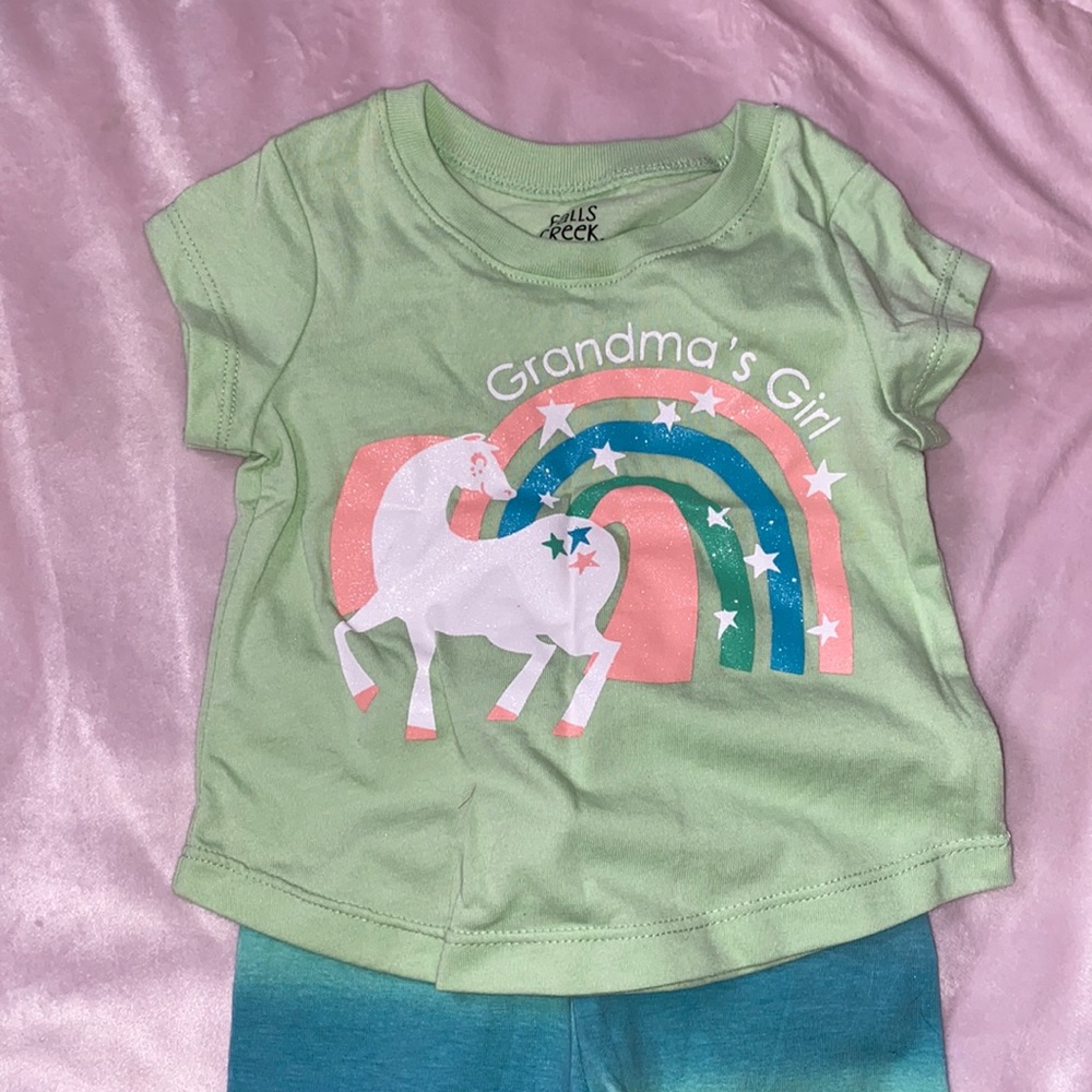 12 month baby girl matching set